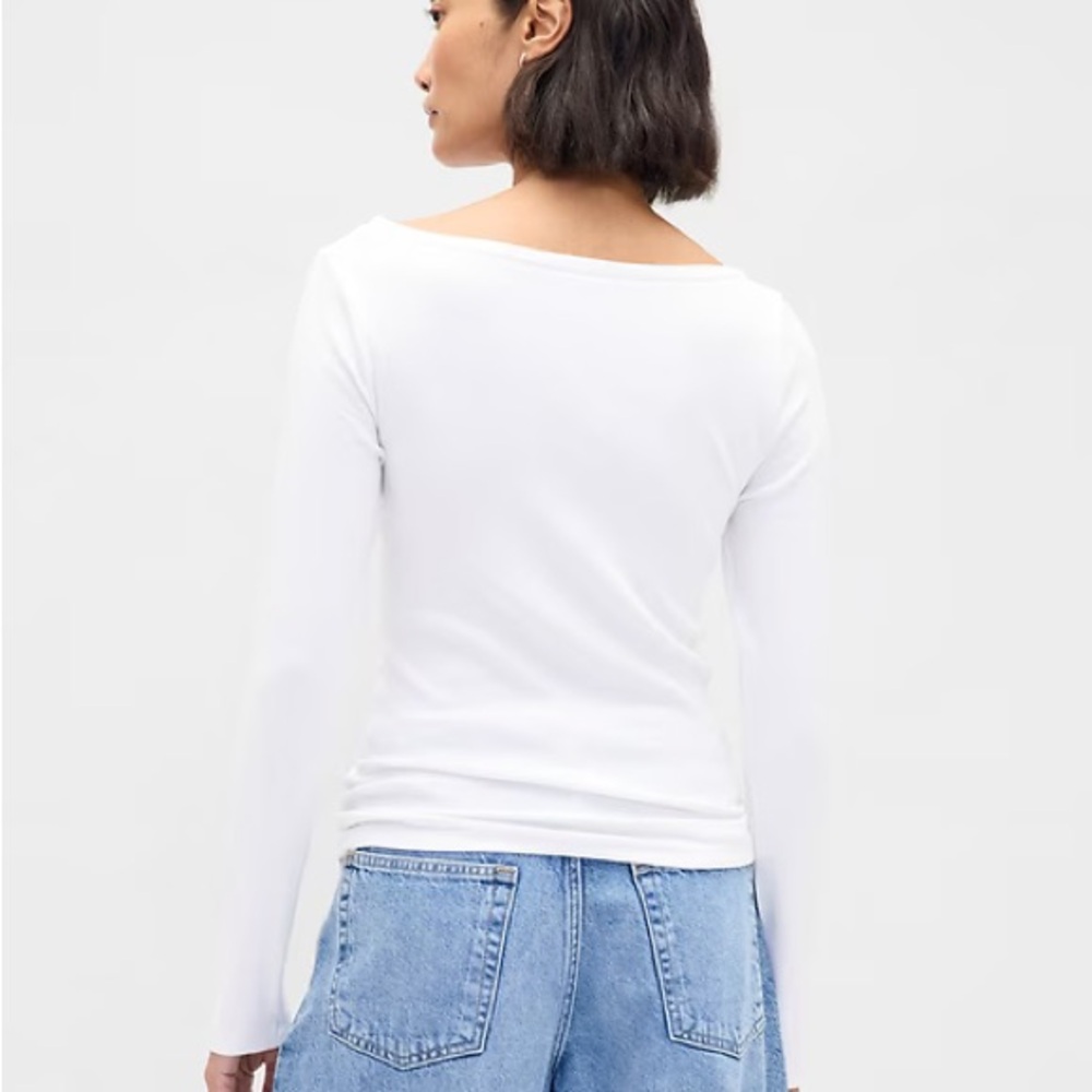 Gap Modern Boatneck Tee - Picture 3 of 10